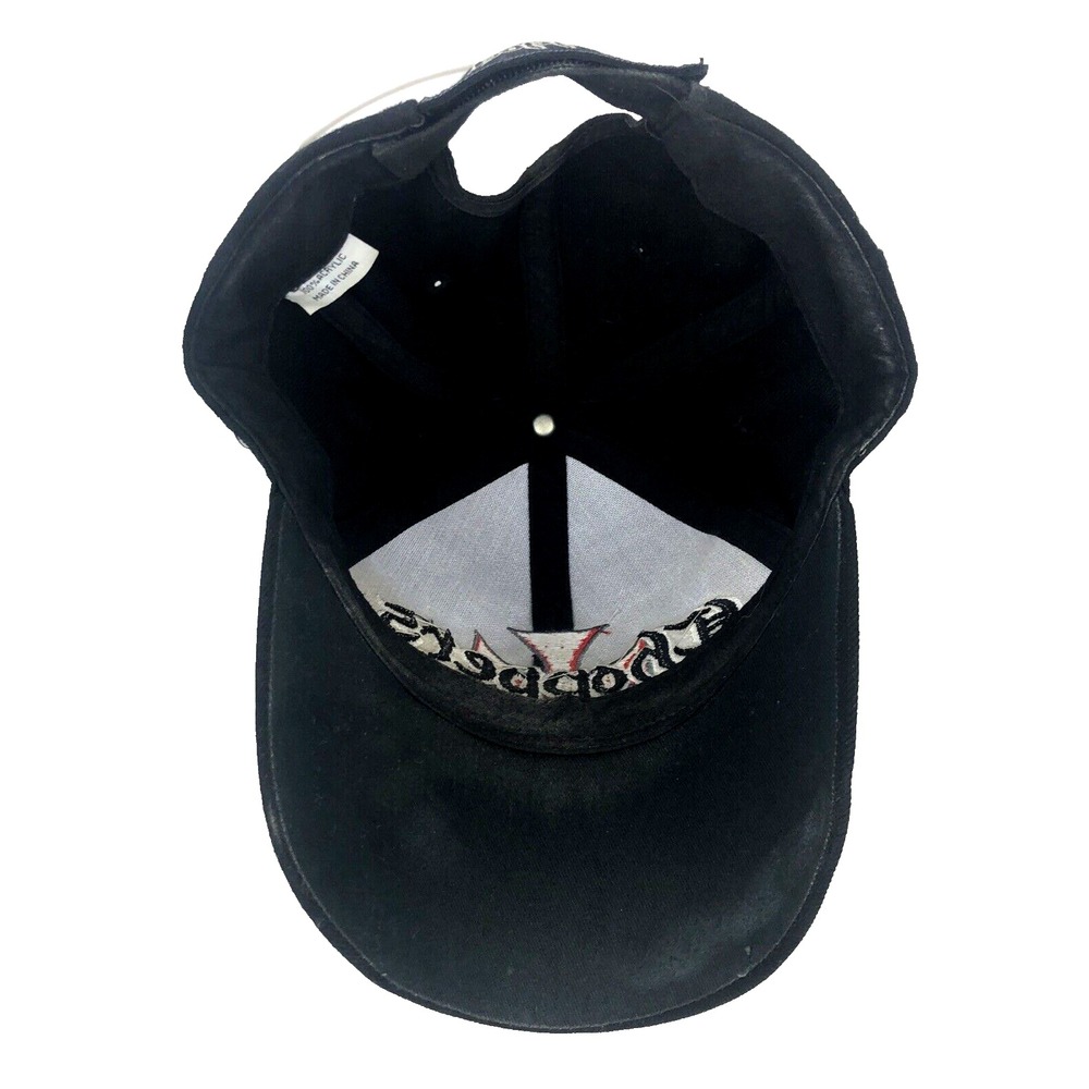 LA Choppers Strapback Hat Black Red Cross Embroidered Cap Los Angeles County - Picture 5 of 7